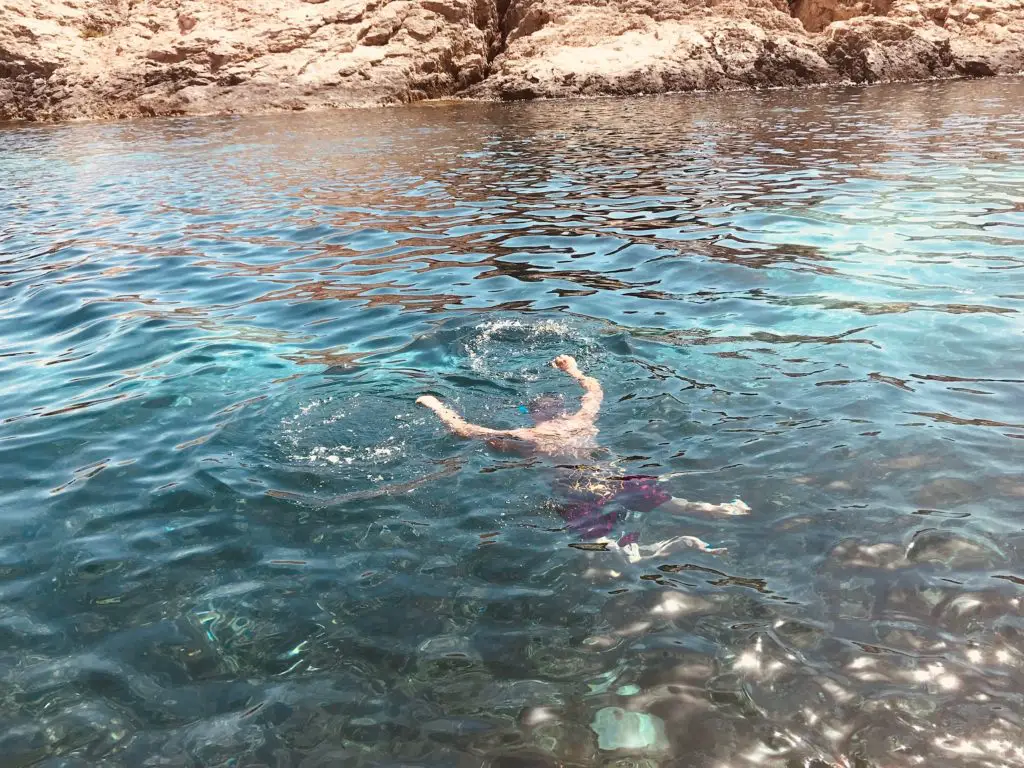 snorkelling