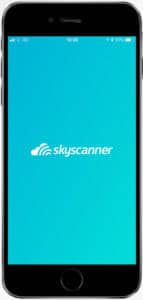 iphone screen skyscanner