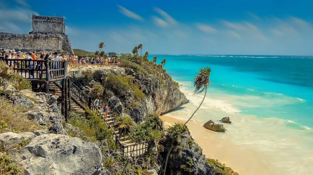 A photo of Tulum Mayan Ruins