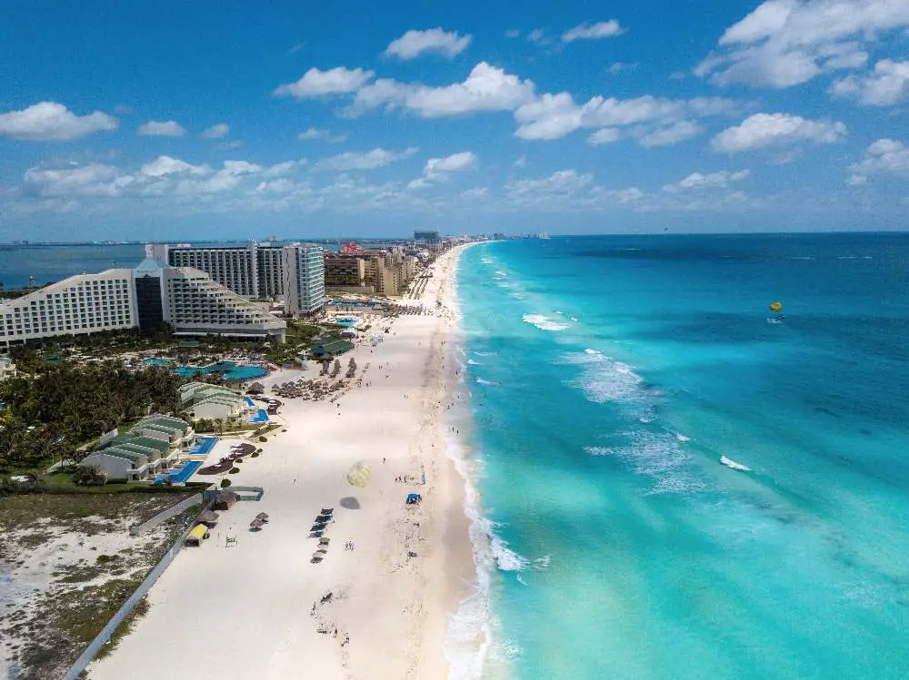A photo of the Riviera Maya beaches in Cancun