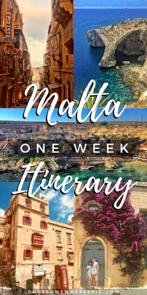 malta 1 week itinerary