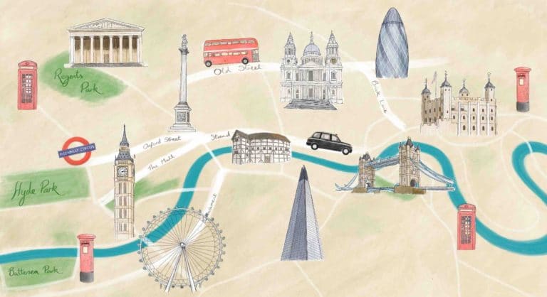 London Map: Tourist Attractions & Informative Guide (Free PDF Maps)