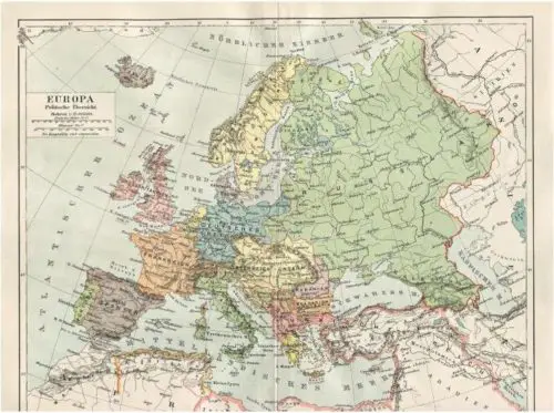 old maps of europe