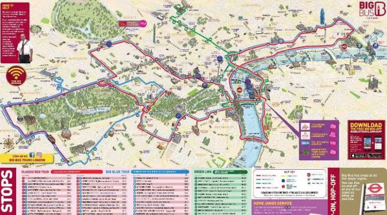 London Map: Tourist Attractions & Informative Guide (Free PDF Maps)