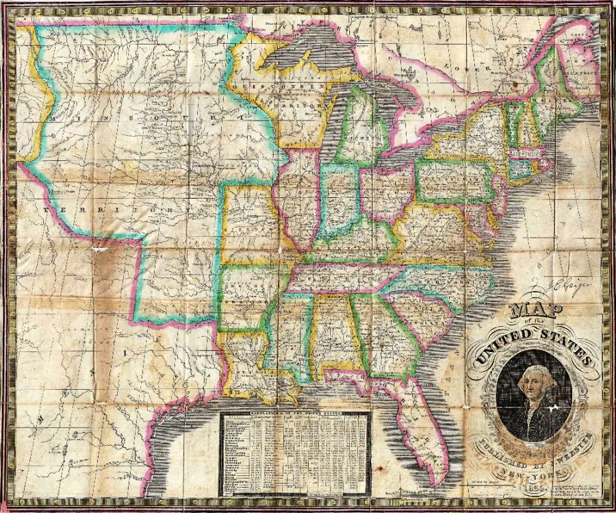 Old Maps of the United States: Vintage Prints (Free PDF Maps)