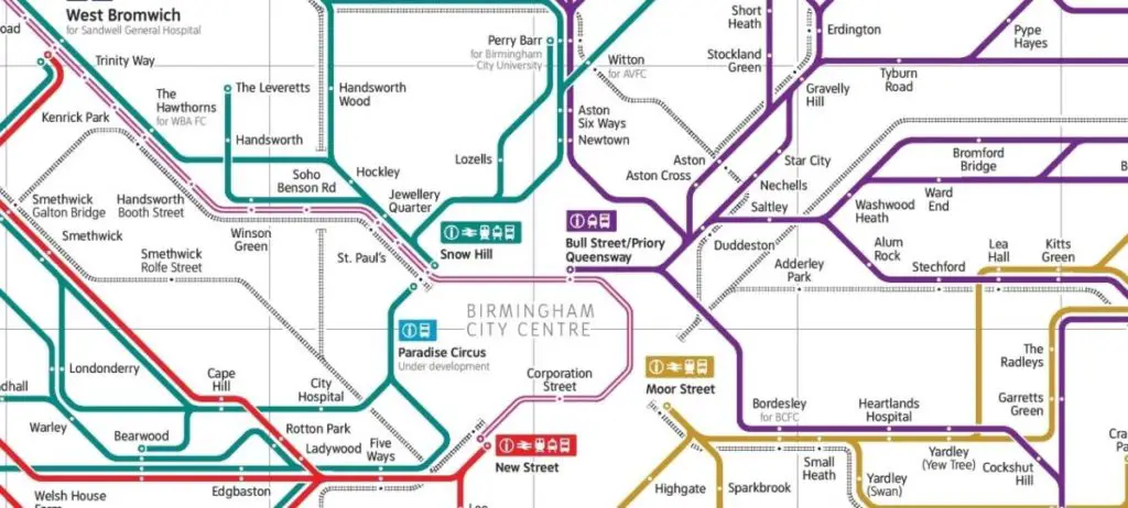 Birmingham Interactive Planning Map Birmingham Uk Map: Tourism & Travel Guide (Free Pdf Maps)