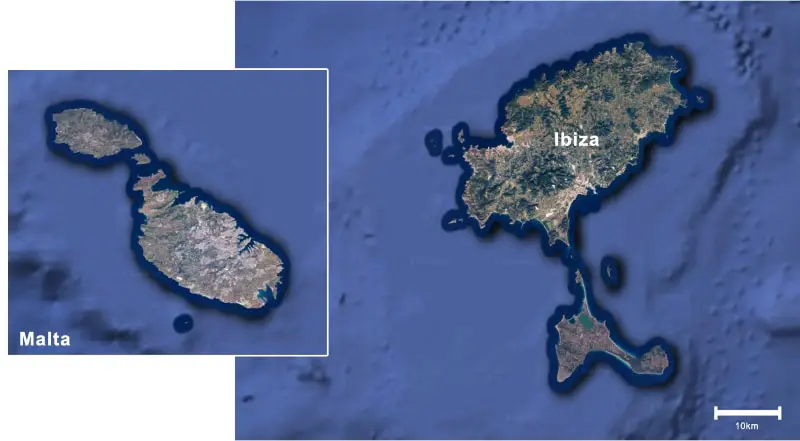 Malta vs Ibiza