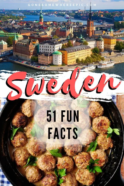 Sweden Facts Pinterest pin