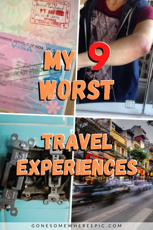 worst travel experiences