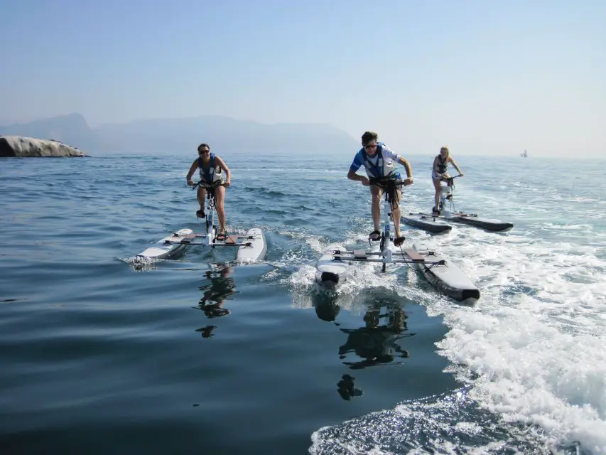 water-biking