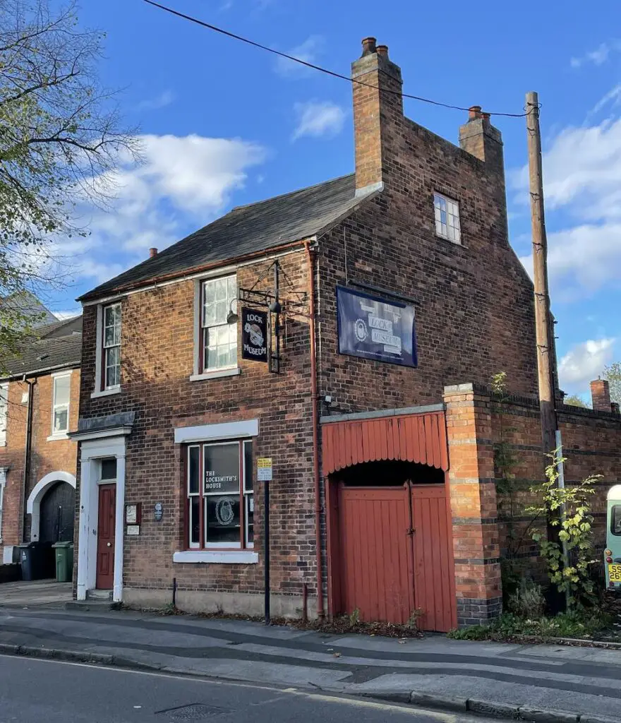 front and side view of the locksmith museum