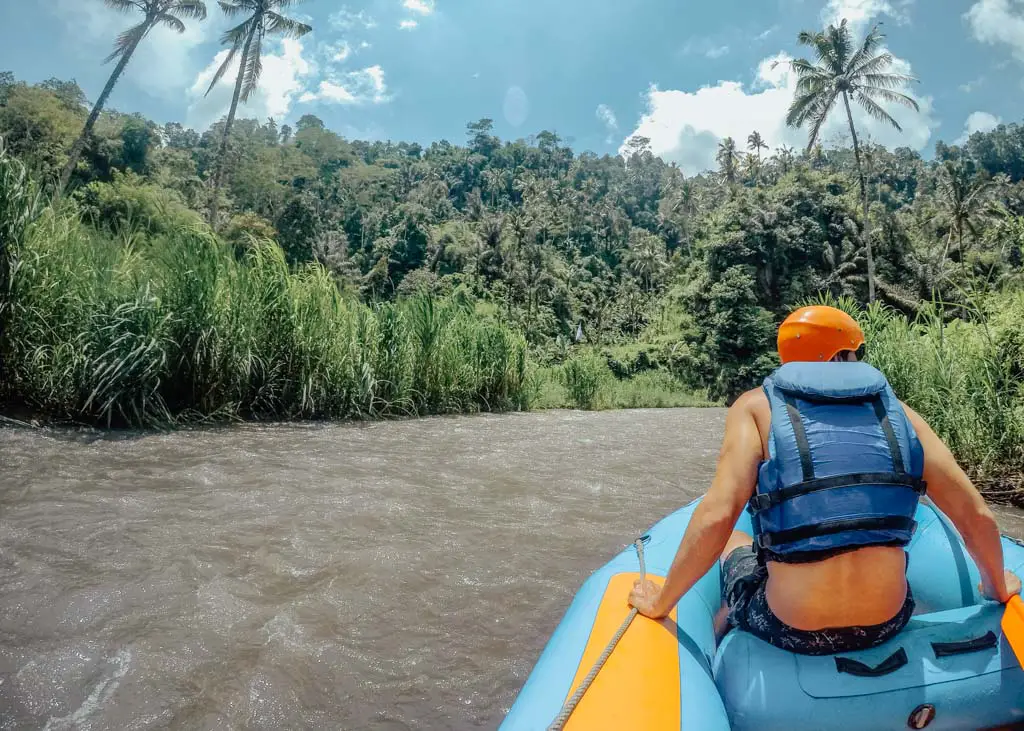 rafting in Ubud