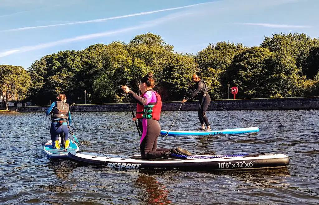 paddle boarding at sutton park